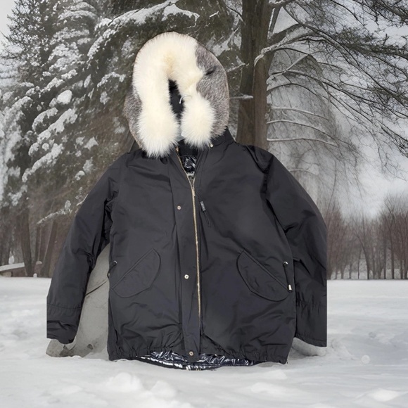GORSKI Jackets & Blazers - GORSKI Apres Ski Montreal Parka Coat Fur Trim Hood  Goose Down Detachable Vest